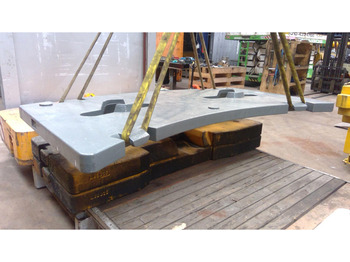 Contrepoids pour Engins de chantier Grove Grove GMK 5095 counterweight 2,2 ton: photos 4