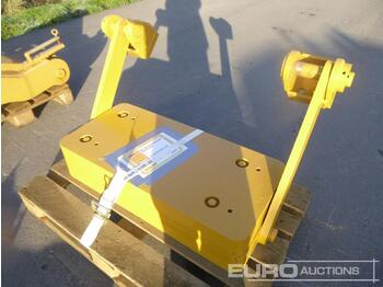 Contrepoids pour Bulldozer neuf Unused Counterweight to suit CAT D6: photos 1