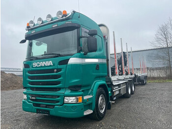 Scania R450 Holz 6x4 Loglift F96S 79 - camion grumier