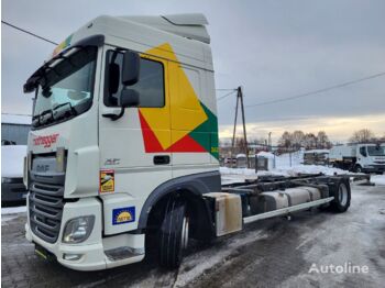Camion porte-conteneur/ caisse mobile DAF XF 410 BDF: photos 1