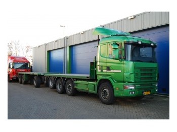Scania 144/460 8x2 - Camion porte-conteneur/ Caisse mobile
