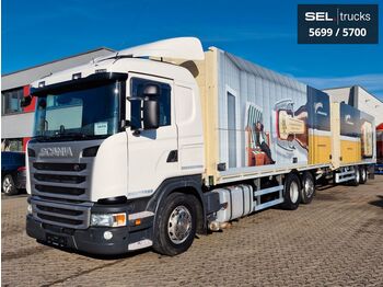 Scania G 410 /  Retarder / Ladebordwand / Lenkachse  - camion pour le transport de boissons