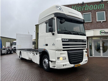 Camion porte-conteneur/ Caisse mobile DAF XF 105.410 XF105-410 ATE 4X2 SSC 20/25FT/BDF LOW KILOMETER WITH 2 TONS LIFT HOLLAND TRUCK: photos 1