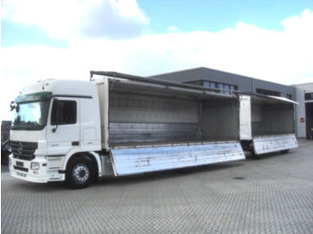 Camion pour le transport de boissons Mercedes-Benz Actros 2541 L 6X2/Euro 5/Schwenkwandsystem: photos 1
