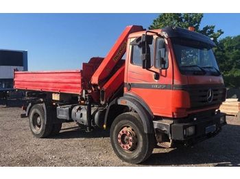 Camion benne Mercedes-Benz SK 1827 4x4 meiller tipper - palfinger PK13000A: photos 1