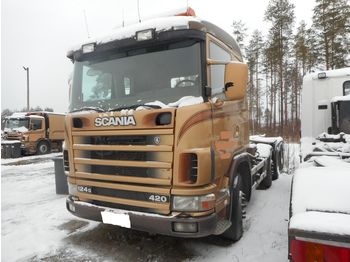 Camion ampliroll SCANIA R124G 420 8x2 full steel: photos 1