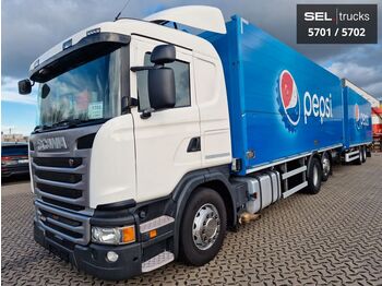 Camion pour le transport de boissons Scania G410LB6X2*4MLB / Retarder / Lenkachse: photos 1