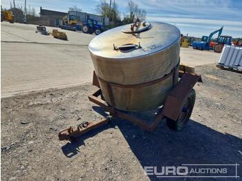 Cuve de stockage Single Axle Water Bowser, Stainless Steel Tank: photos 1