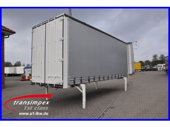 Wecon 2 x Wechselbrücken 7,82 BDF Jumbo, neue Plane  - Carrosserie interchangeable/ Conteneur