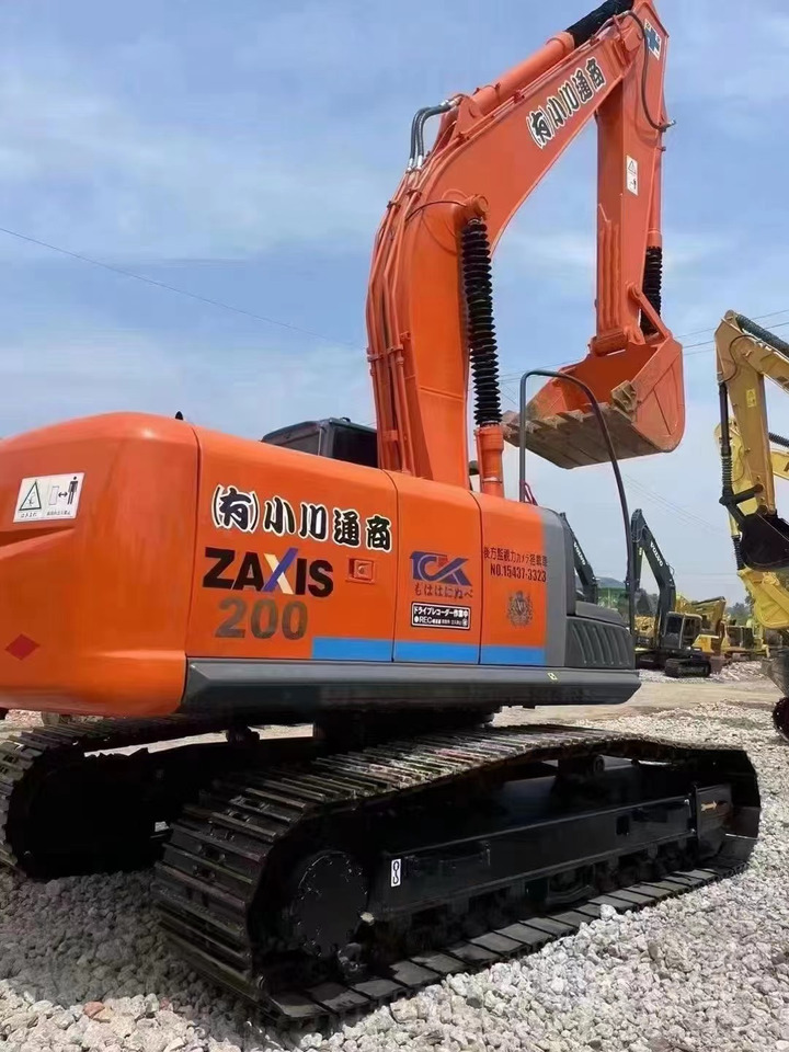 Pelle sur chenille 20 ton Korea Original made HITACHI ZX200 used hydraulic crawler excavator good condition on sale: photos 7