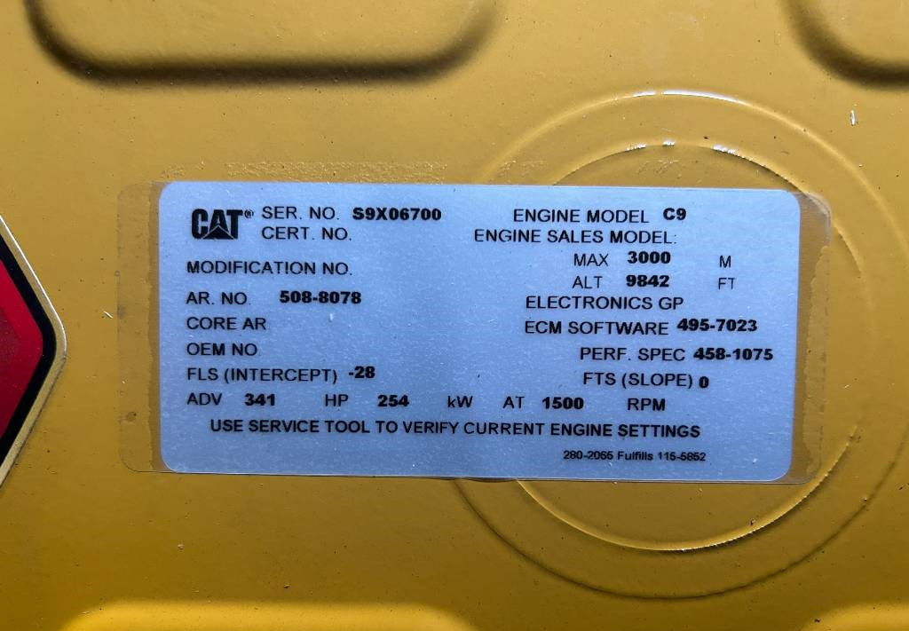 Groupe électrogène CAT DE275E0 - C9 - 275 kVA Generator - DPX-18020: photos 15