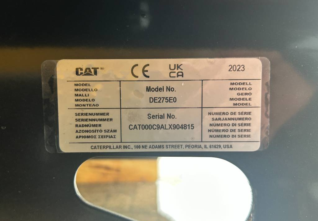 Groupe électrogène CAT DE275E0 - C9 - 275 kVA Generator - DPX-18020: photos 24
