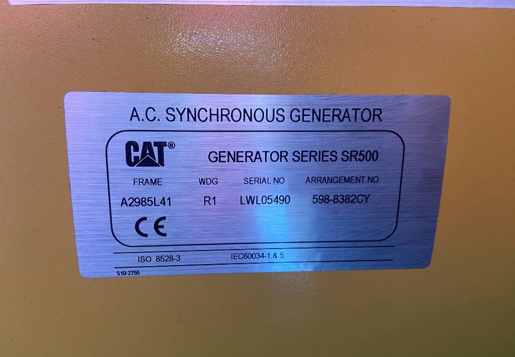 Groupe électrogène CAT DE550GC - 550 kVA Stand-by Generator - DPX-18221: photos 16