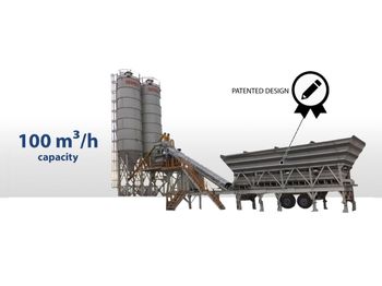 SEMIX Mobile 100S4 Concrete Mixing Plant - Centrale à béton