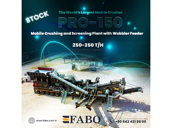 FABO PRO-150 MOBILE CRUSHER | WOBBLER FEEDER - concasseur mobile