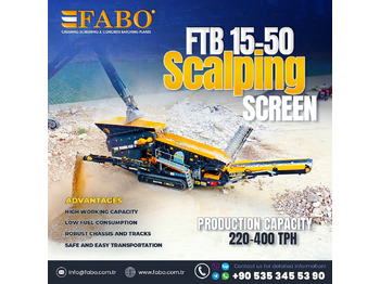 Concasseur mobile neuf FABO FTB-1550 MOBILE SCALPING SCREEN | AVAILABLE IN STOCK: photos 1