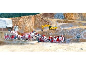 Concasseur mobile FABO PRO-150 USED MOBILE CRUSHING PLANT FOR LIMESTONE: photos 1
