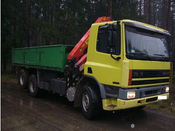 Daf 75 300 + crane - Grue mobile