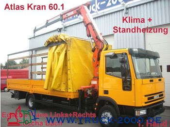 IVECO 80 E 21 Edscha R+L+Dach+Atlas 60.1h.Fhs.faltbar - Grue mobile