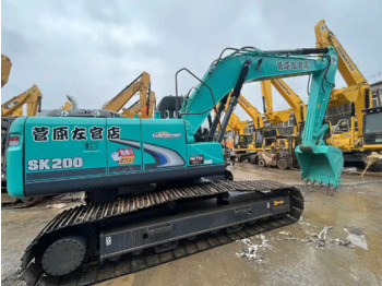 Pelle sur chenille KOBELCO SK200-8 Used Japan Original 20 Tons Hydraulic Crawler Excavator: photos 4