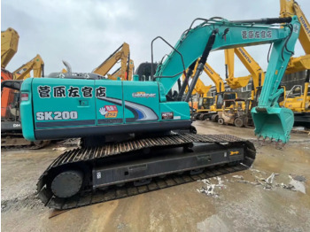 Pelle sur chenille KOBELCO SK200-8 Used Japan Original 20 Tons Hydraulic Crawler Excavator: photos 5
