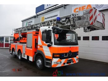 Camion avec nacelle Mercedes-Benz 1628 Feuerwehr Leiter 30 m R.-Korb Steigleitung: photos 1