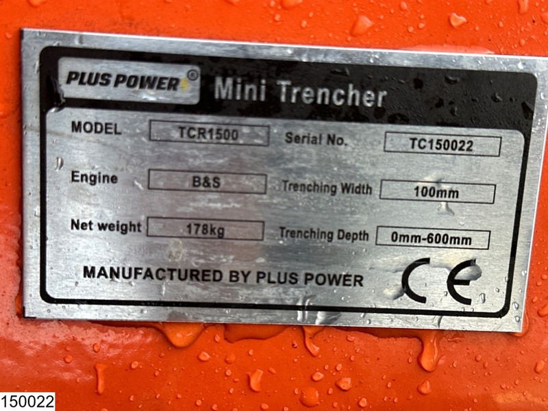Pelle Plus Power TCR1500 chain excavator 0mm-600mm: photos 8