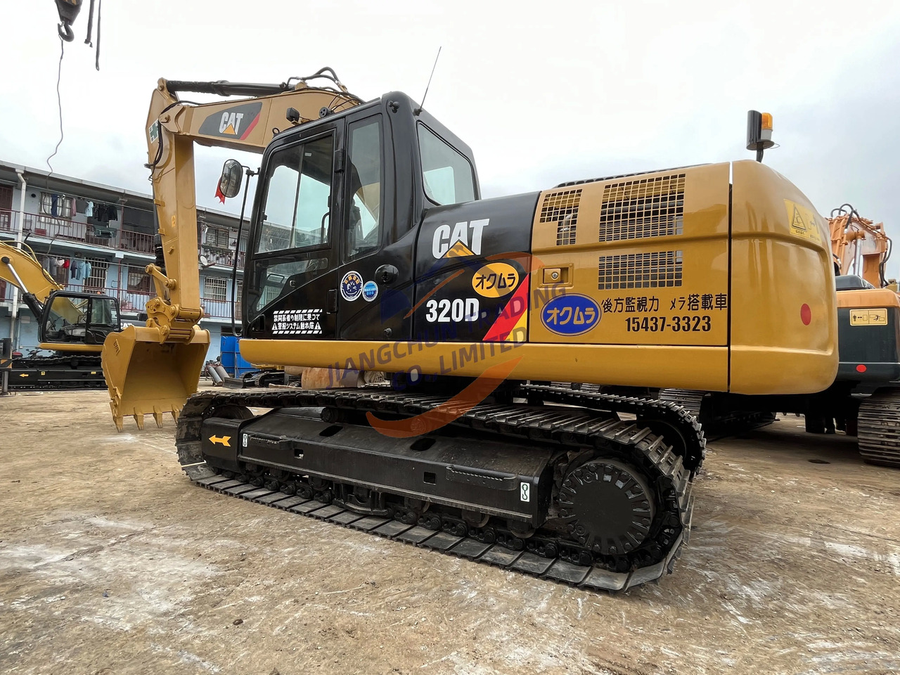 Pelle Used Caterpillar Excavator Cat 320d 320dl Japan Made Hydraulic Construction Excavator Electronic Throttle: photos 7