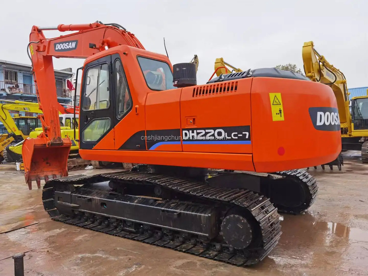 Pelle sur chenille Used Doosan DH 220LC-7 crawler excavator  Doosan DH220 high-performance excavator in China for hot sale: photos 3