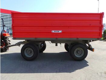 Remorque agricole neuf Bicchi agricultural trailer with 2 axles, model 2B 60-P2, 6 tons, pneumatic/hydraulic brake !!!! Transport included!!!!: photos 1