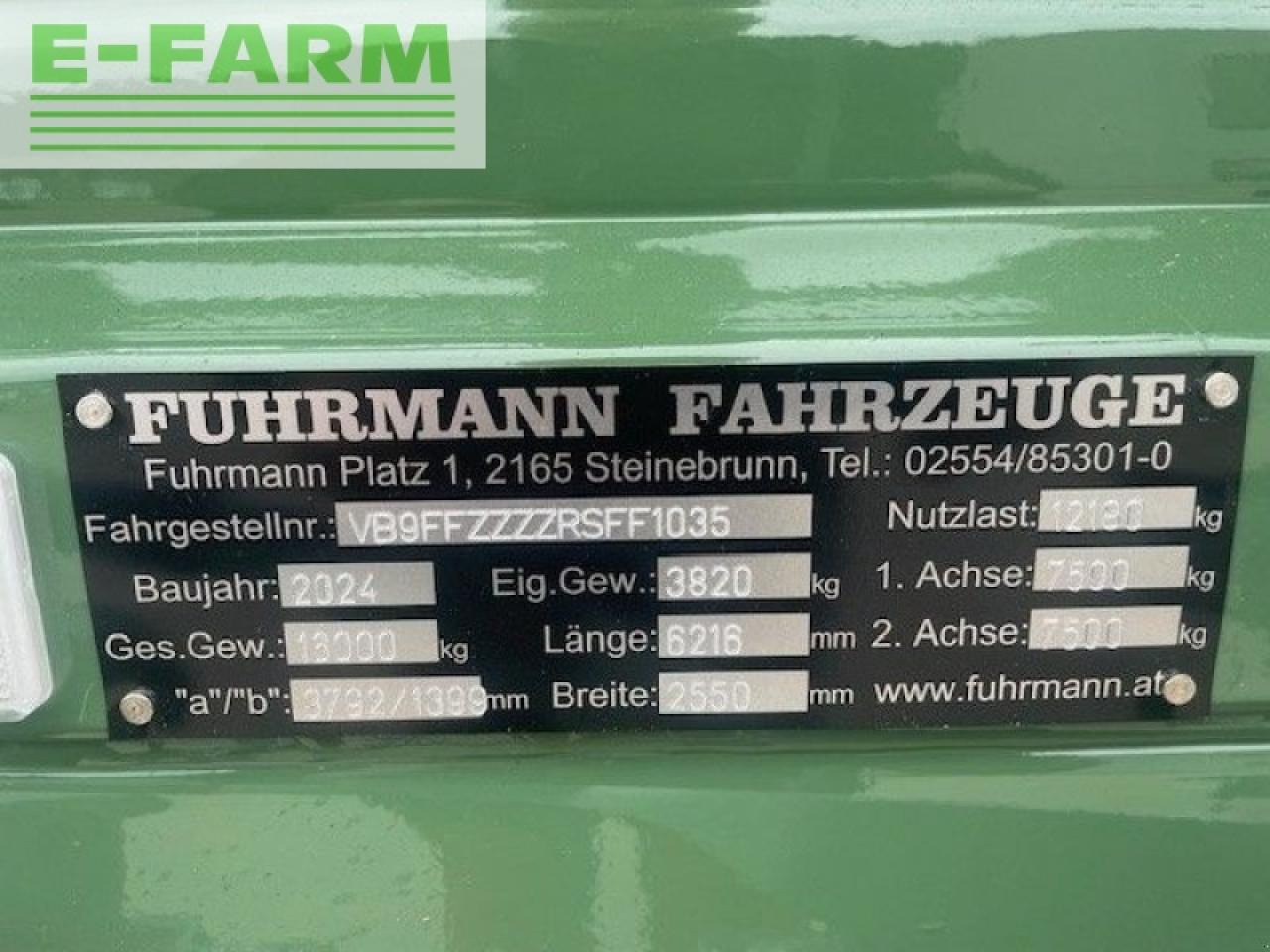 Benne agricole Fuhrmann ff 16.000 tandem-3s-kipper: photos 4