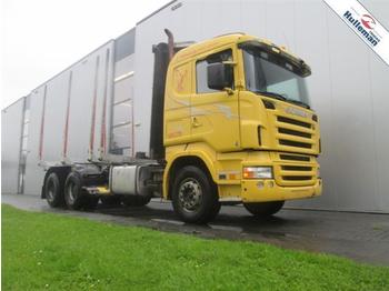 Scania R580 V8 6X4 MANUAL FULL STEEL HUB REDUCTION EURO  - Remorque forestière