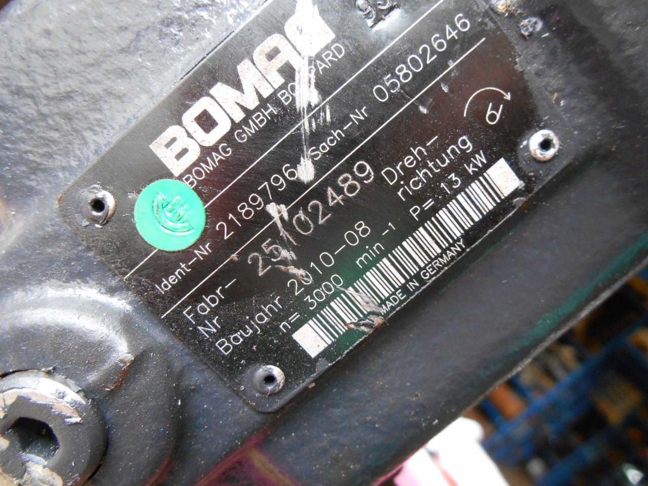 Pompe hydraulique pour Engins de chantier Bomag 2189796 -: photos 5