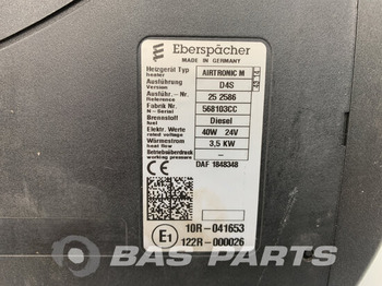 DAF Eberspächer Airtronic D4 Parking heater 1848348 Airtronic D4 - Pièces de rechange pour Camion: photos 3