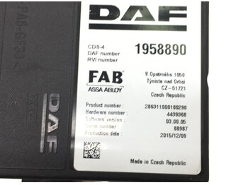 Bloc de gestion DAF XF106 (01.14-): photos 5