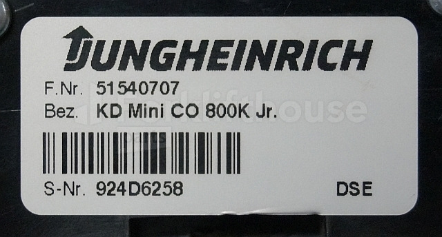 Panel de instrumentos pour Matériel de manutention Jungheinrich 51540707 Display KD mini Co 800K Jr. sn. 924D6258: photos 3