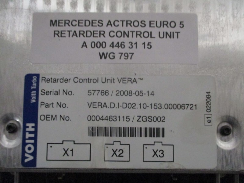 Système électrique pour Camion Mercedes-Benz ACTROS A 000 446 31 15 RETARDER CONTROL UNIT: photos 2