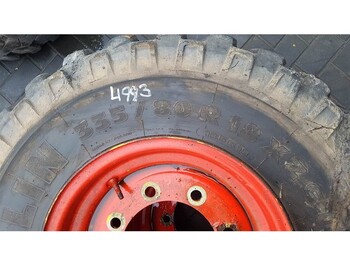 Pneus et jantes pour Engins de chantier Michelin 335/80R18 (12.5R18) - Tyre/Reifen/Band: photos 4