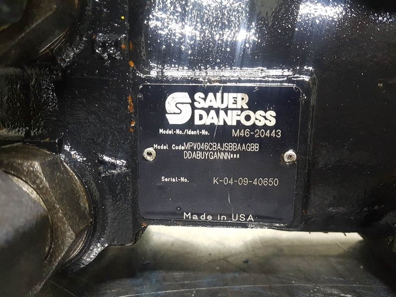 Hydraulique pour Engins de chantier Sauer Danfoss MPV046CBAJSBBAAGBBD - M46-20443 - Drive pump: photos 7