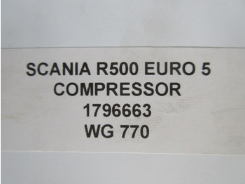Moteur et pièces pour Camion Scania 1796663 compressor Scania R 500 euro 5: photos 5