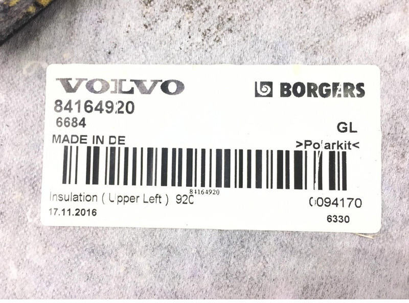 Pare-chocs Volvo VOLVO, BORGERS FM (01.13-): photos 10