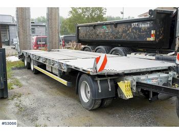 Remorque plateau pour transport de équipements lourds HUMBAUR Machine Trailer: photos 1