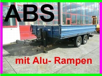 Obermaier Tandem  Kipper mit Rampen - Remorque benne