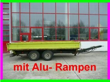 Obermaier Tandemkipper mit Rampen - Remorque benne