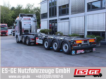 D-TEC 3-Achs-Containerchassis Multi  - Remorque porte-conteneur/ Caisse mobile