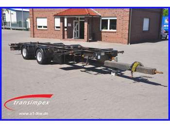 Dinkel 15 x DTAWN 18 Jumbo, Tandem BDF, Lift-Achse, Sta  - Remorque porte-conteneur/ Caisse mobile