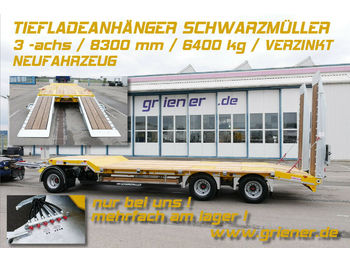 Remorque porte-engin surbaissée neuf Schwarzmüller G SERIE/ TIEFLADER / RAMPEN /BAGGER  6340 kg: photos 1