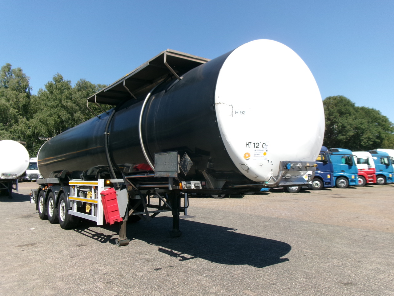 Semi-remorque citerne pour transport de bitume Clayton Bitumen tank inox 33 m3 / 1 comp + ADR: photos 2