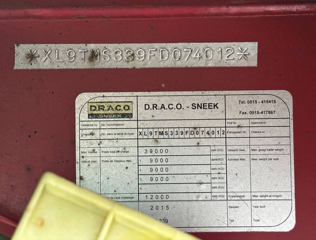 Semi-remorque frigorifique DRACO 3-AS THERMO KING SLXe 400 AIR CARGO ROLLER BEDS MEGA BPW AXLES SUPER CONDI: photos 19