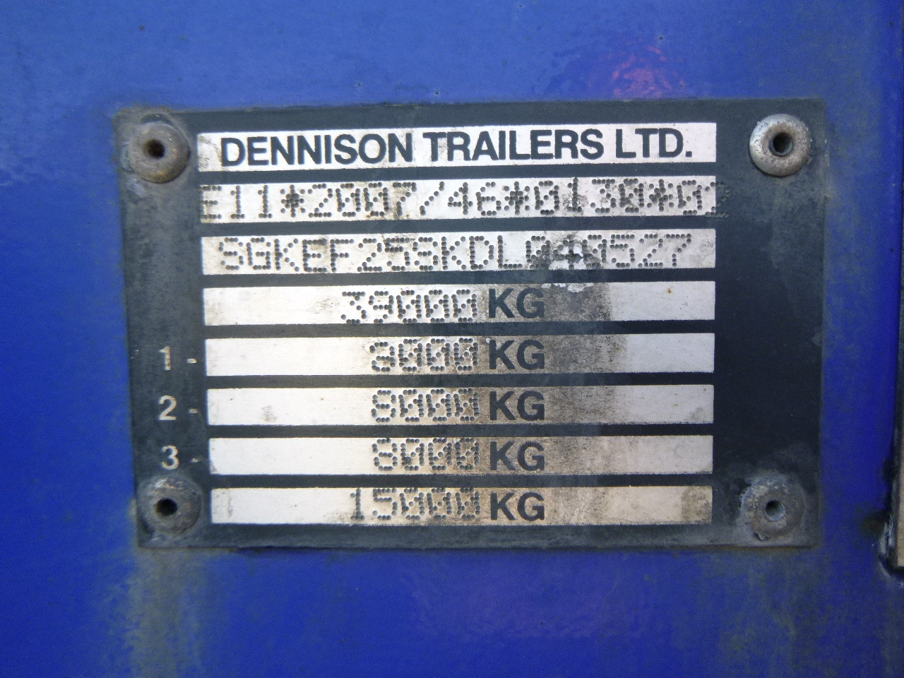 Semi-remorque porte-conteneur/ Caisse mobile Dennison Stack - 3 x container trailer 20-30-40-45 ft: photos 27